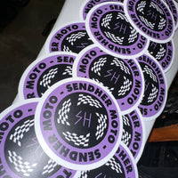 Sendher Moto Circle Sticker