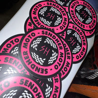 Sendher Moto Circle Sticker