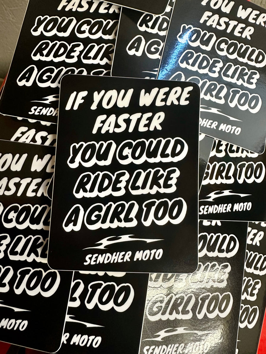 Ride Like a Girl Sticker