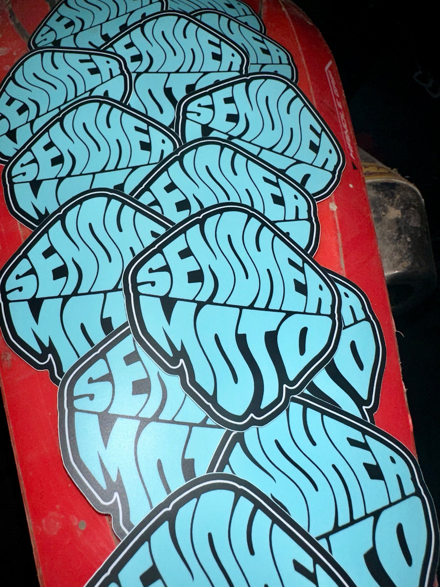 Sendher Moto Retro Sticker