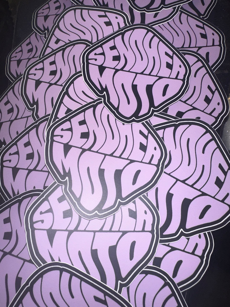 Sendher Moto Retro Sticker