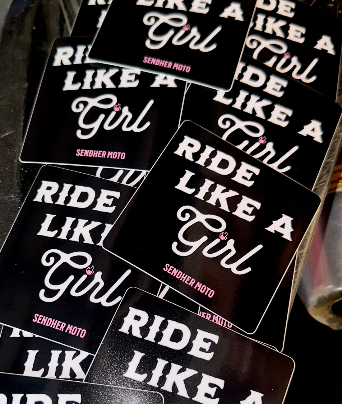 Ride Like a Girl Sticker