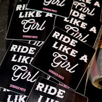 Ride Like a Girl Sticker