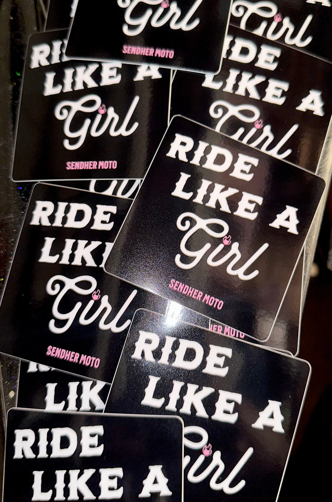 Ride Like a Girl Sticker