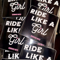 Ride Like a Girl Sticker