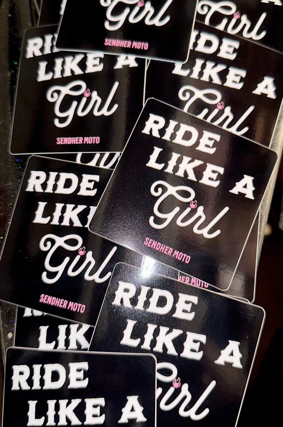 Ride Like a Girl Sticker