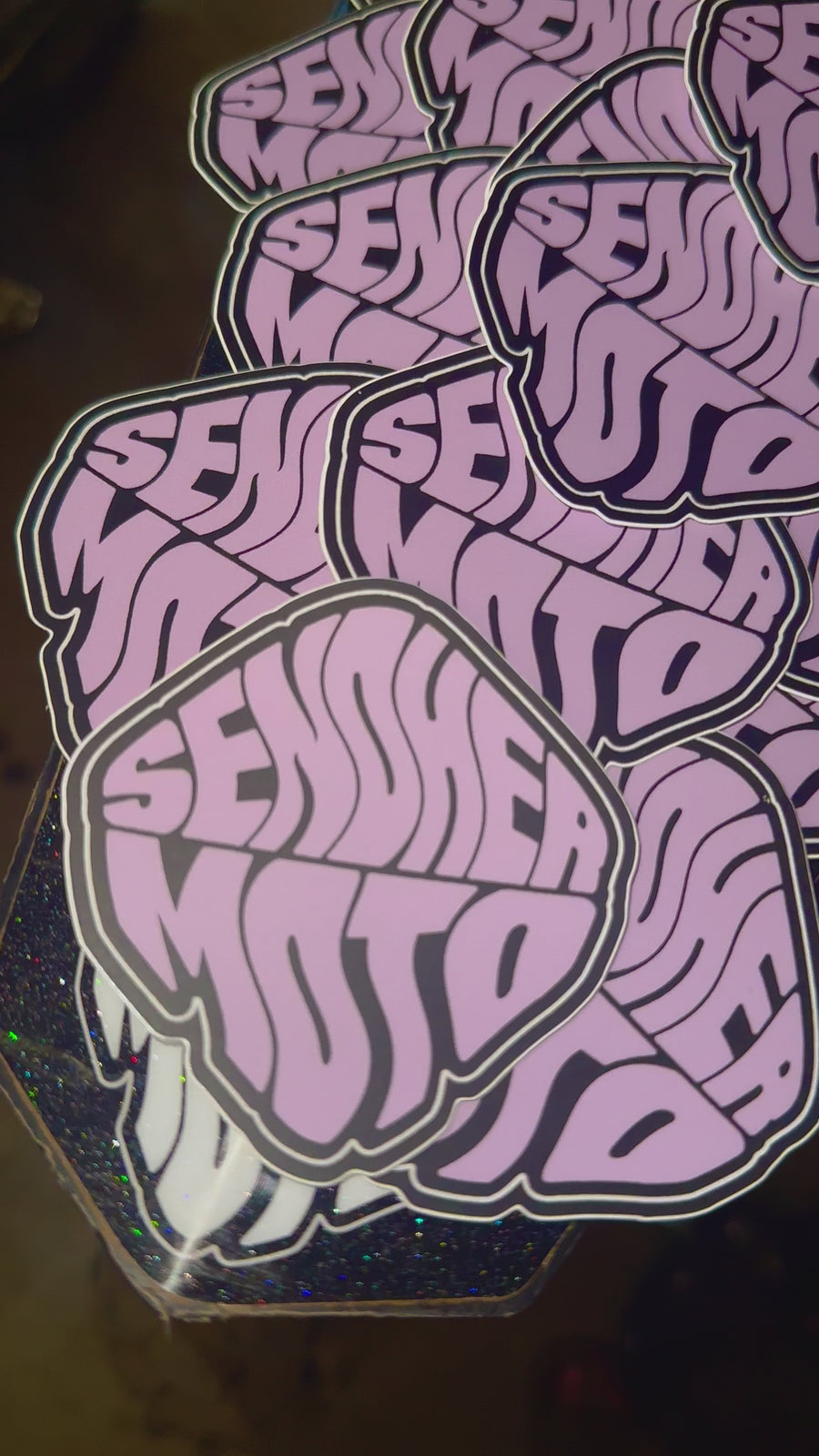 Sendher Moto Retro Sticker