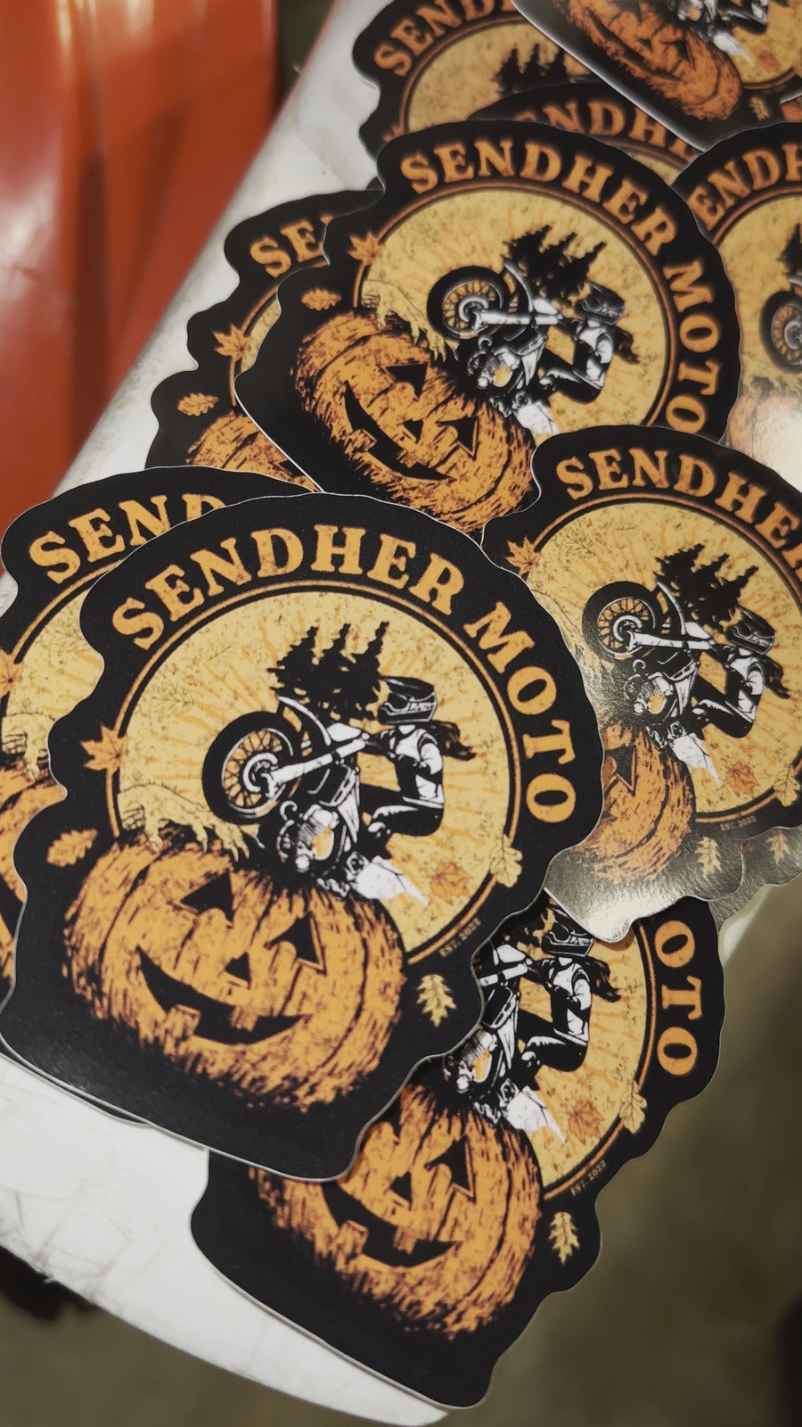 Sendher Halloween Edition Stickers