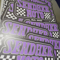 Sendher Moto Race Sticker