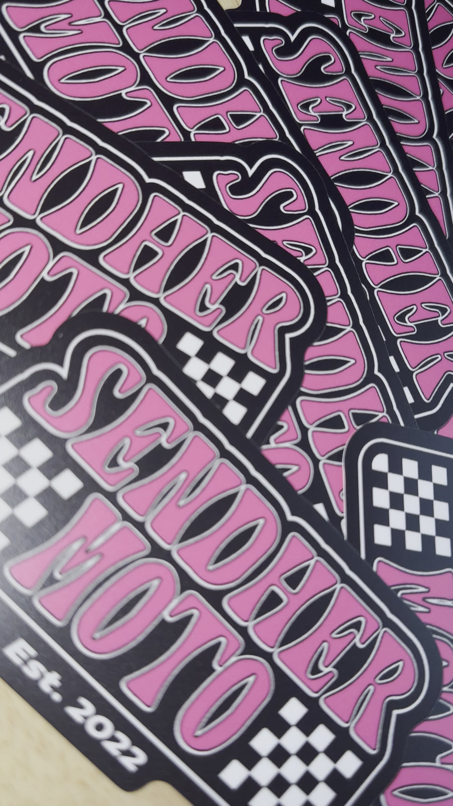 Sendher Moto Race Sticker