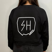 Sendher Moto Cropped Crewneck