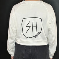 Sendher Moto Cropped Crewneck