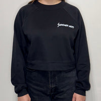 Sendher Moto Cropped Crewneck