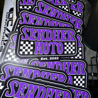 Sendher Moto Race Sticker