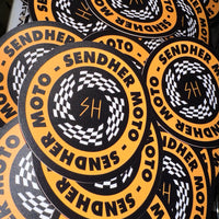 Sendher Moto Circle Sticker